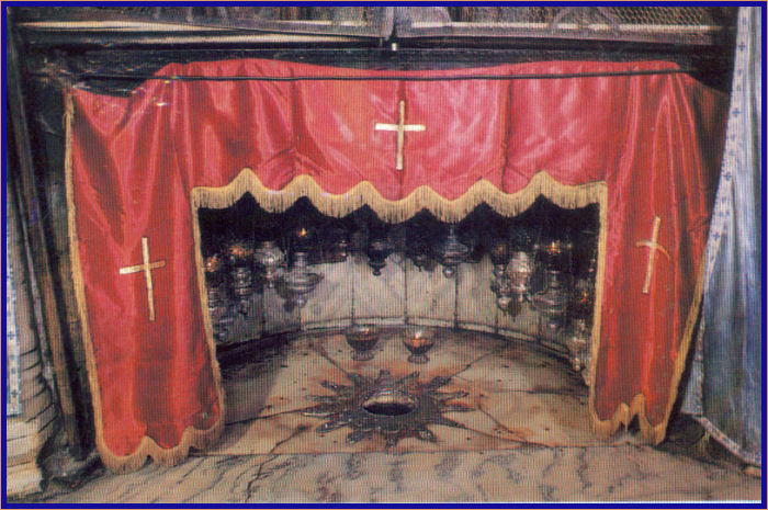 Church of the Nativity Grotto where Jesus was born