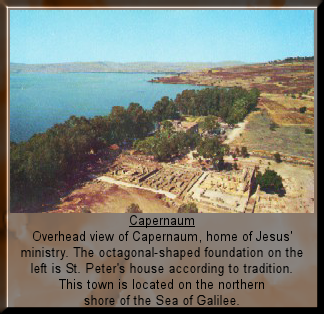 Overhead view of Capernaum